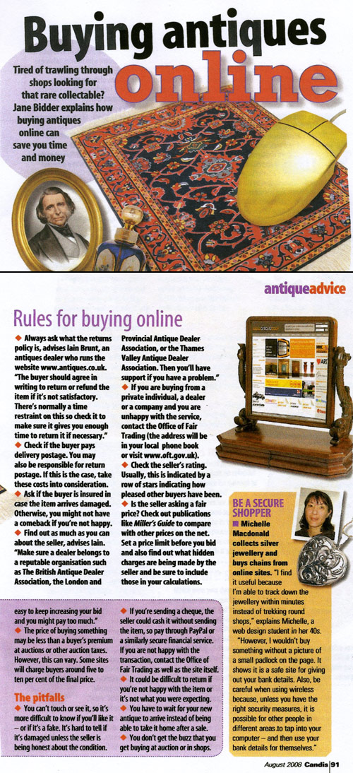 Buying Antiques Online