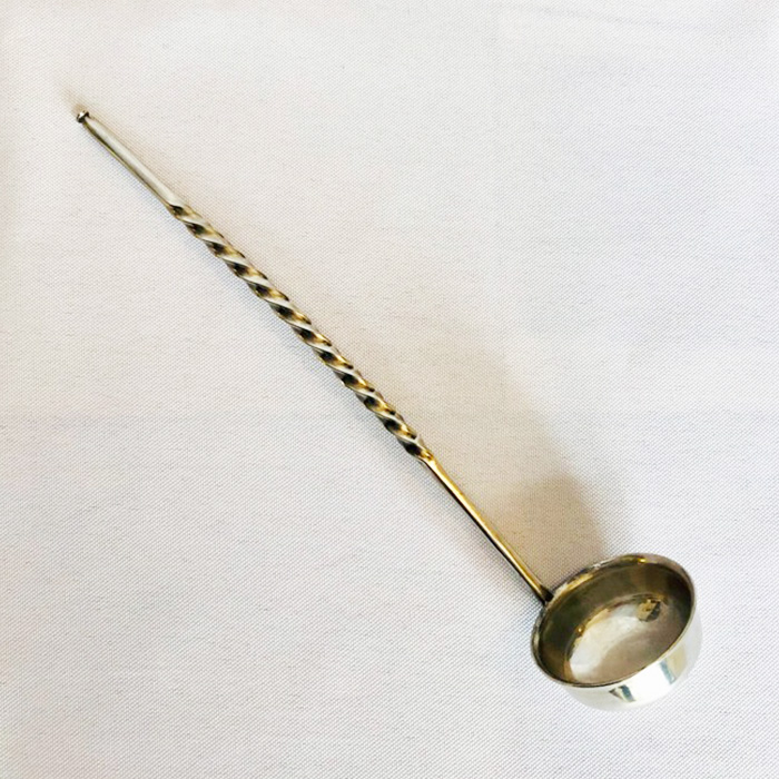 A lovely George III punch ladle
